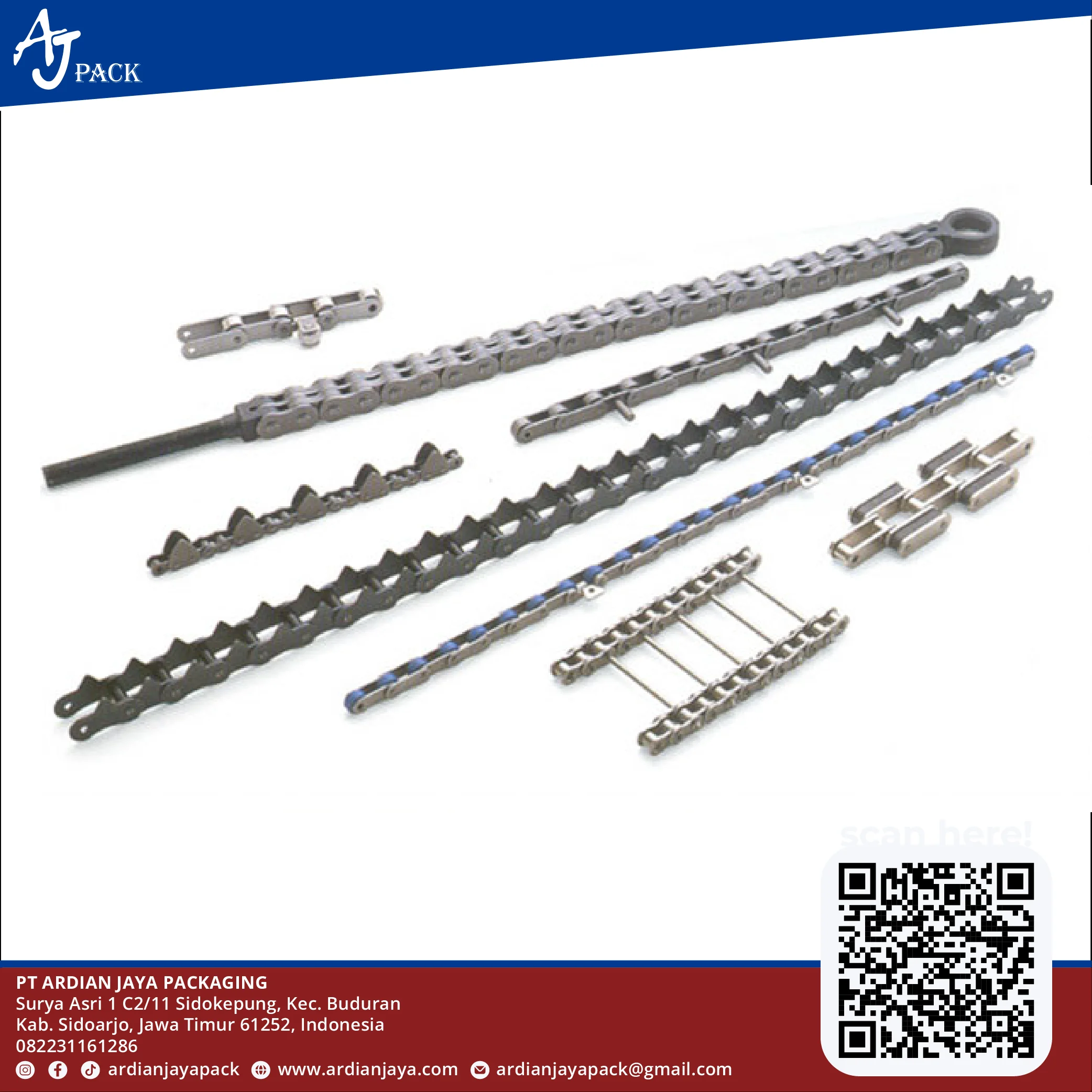 Set Rantai Conveyor Industri