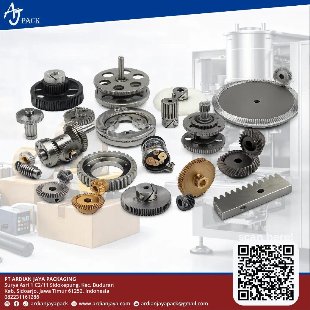 Gear Mesin Packaging Industri