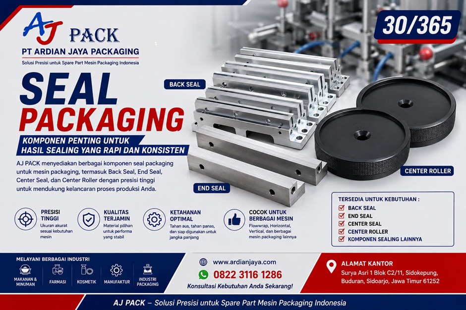 Seal Packaging untuk Mesin Packaging | Back Seal, End Seal &amp;amp;amp;amp; Center Roller