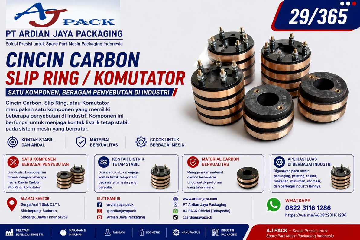 Cincin Carbon, Slip Ring, atau Komutator: Satu Komponen dengan Beragam Penyebutan