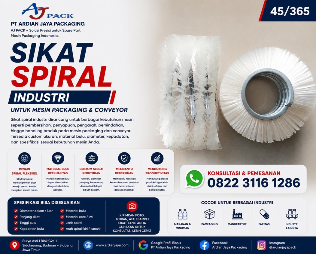 Sikat Spiral Industri