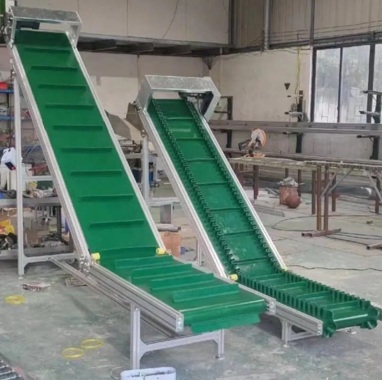 Incline Belt Conveyor Custom - PT. Ardian Jaya Packaging