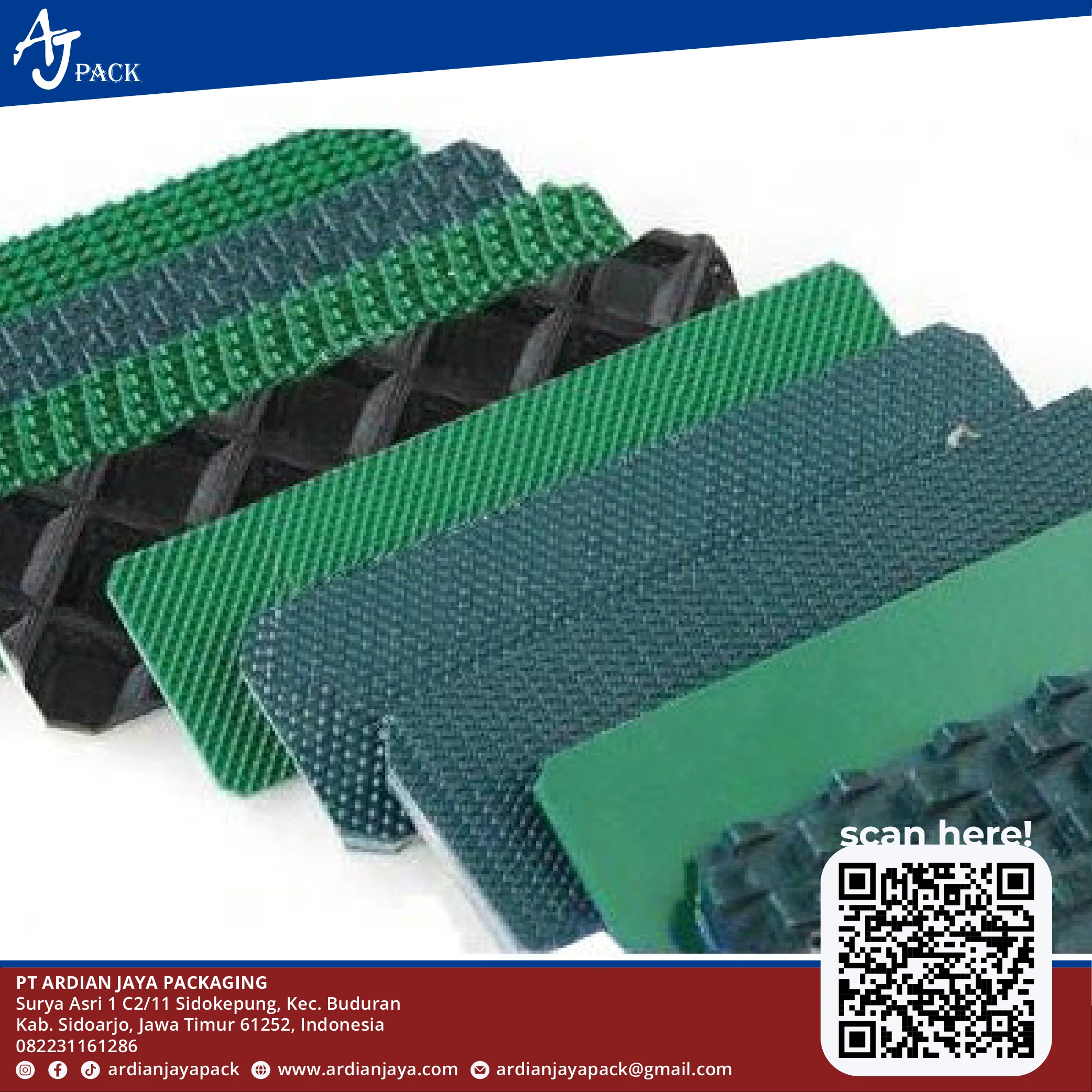 Belt Conveyor Industri (PU, PVC, Modular &amp; Custom)